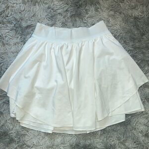 Lululemon Athletica White Court Tival Skirt